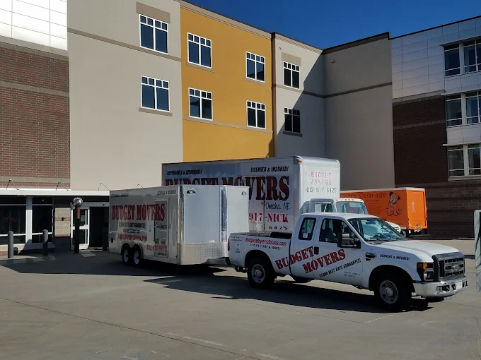Budget Movers truck ready for a local Omaha move
