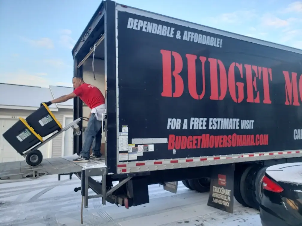 Budget Movers Omaha crew preparing for a residential move
